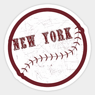 New York Baseball | Vintage Sticker